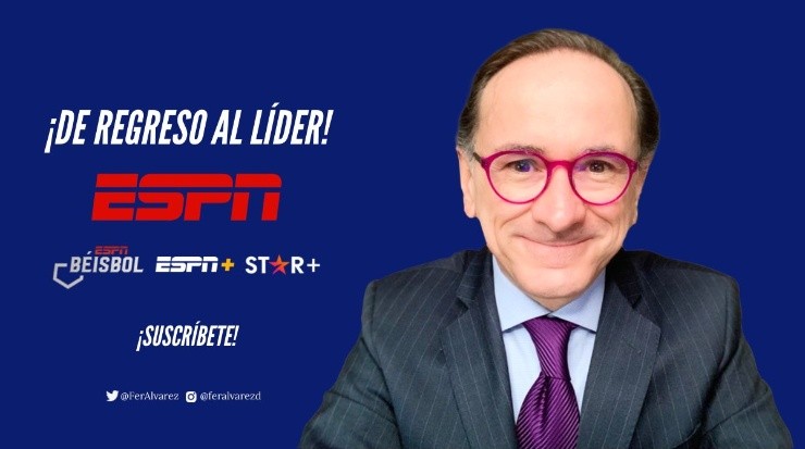 ESPN re-contrató a Fernando Álvarez | MLB