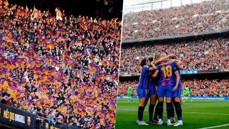 Imágenes de Barcelona en el Camp Nou.