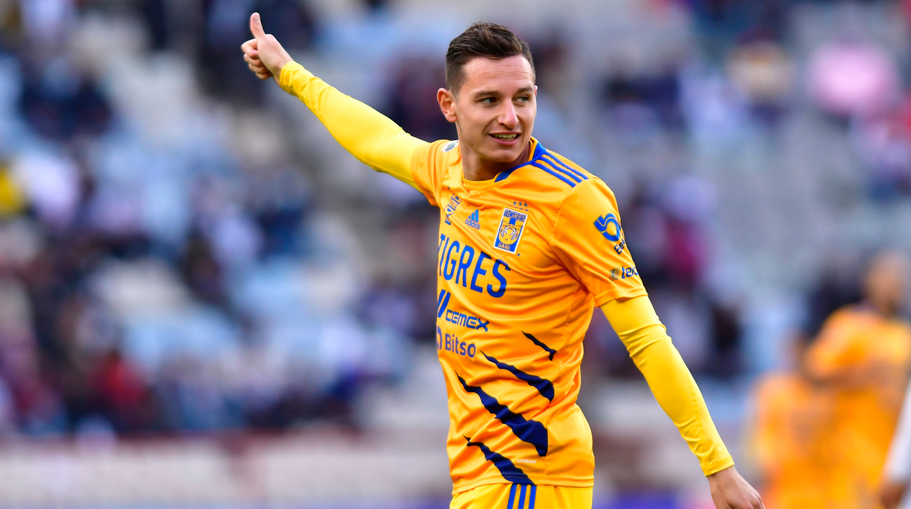 Florian Thauvin, during a game with Tigres in Liga MX. (Jaime Lopez/Jam Media/Getty Images)