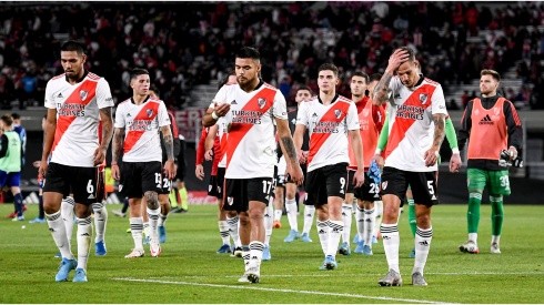 River players after a match against Atletico Tucuman