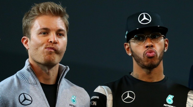Rosberg-Hamilton, una de las grandes rivalidades del último tiempo. (Getty)