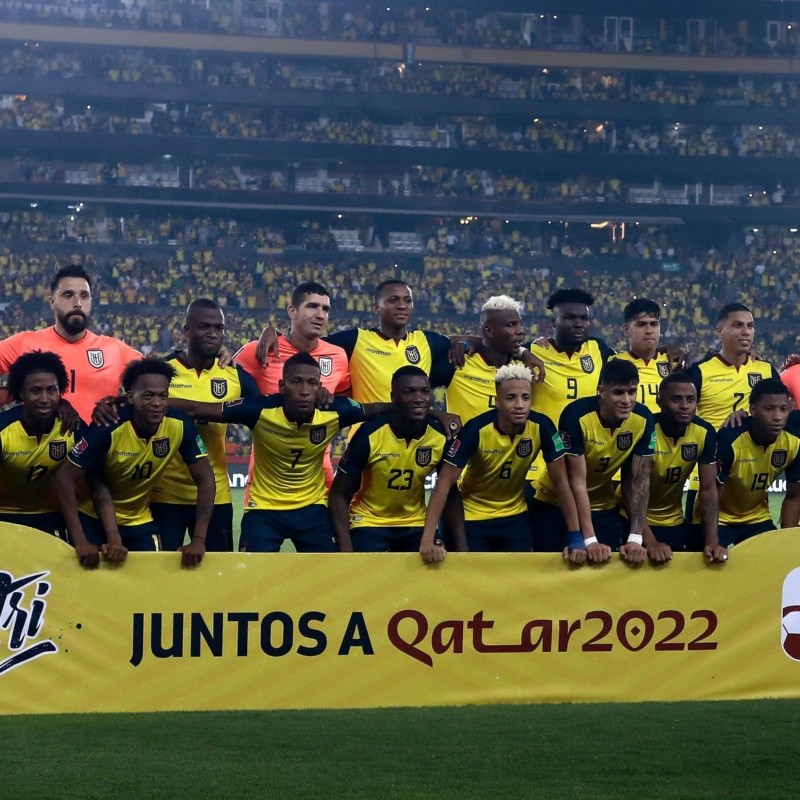 Así quedaría la tabla de las Eliminatorias si Ecuador queda fuera de Qatar 2022