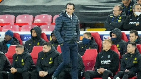 Emery en dirección de Villarreal.