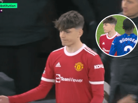 VIDEO | Garnacho tuvo su esperado debut en el Manchester United