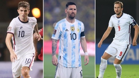 Christian Pulisic, Lionel Messi and Harry Kane's National Teams arouse a lot of interest in the fans