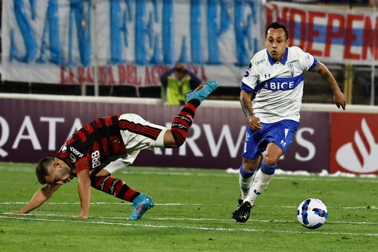 Fabián Orellana fue una de las figuras en la UC | Foto: Agencia Uno 