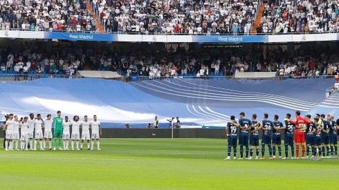 Así fue el estremecedor minuto de silencio que brindó el Real Madrid en memoria de Freddy Rincón.