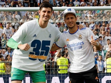 Hazard se diferencia de Bale y acude a los festejos de Real Madrid