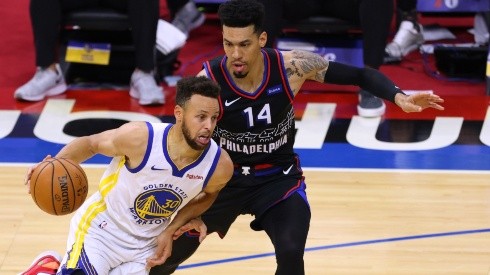 Stephen Curry y Danny Green.