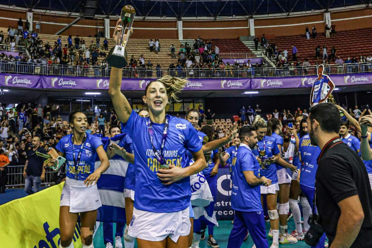 Minas vence mais um título da Superliga Feminina. FOTO: Site Oficial Minas Tênis Clube
