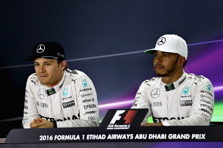Rosberg y Hamilton compartieron equipo durante cuatro temporadas. Fuente: (Getty Images)