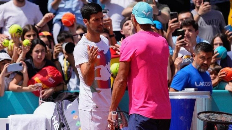 Djokovic y Nadal: 41 Grand Slams en una sola foto.