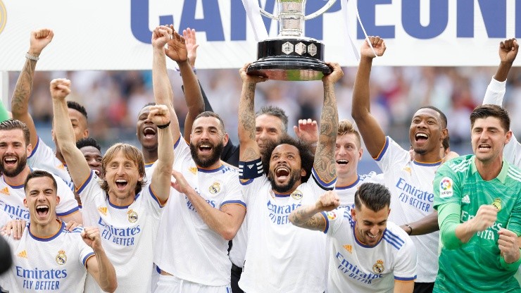 Real Madrid se coronó campeón de La Liga de España en la fecha 34