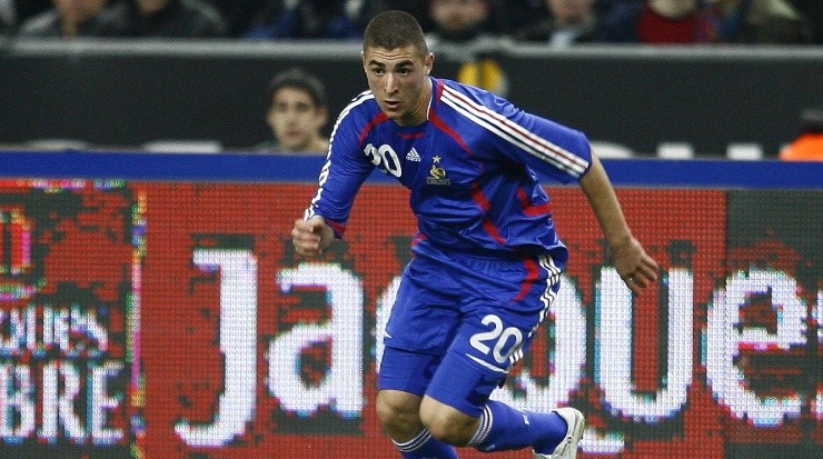 Karim Benzema during his debut as a French Senior International in 2007 (christian/Corbis via Getty Images)