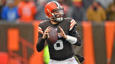 Baker Mayfield in action for the Browns.
