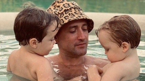 Paulo Gustavo com os filhos, Gael e Romeu. Foto: Reprodução/Instagram oficial do ator.