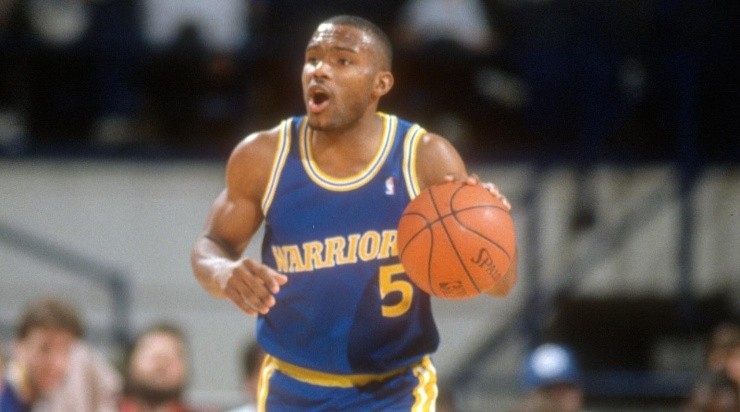 Tim Hardaway (Photo by Focus on Sport/Getty Images)