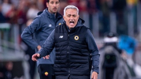 José Mourinho, entrenador de la Roma.