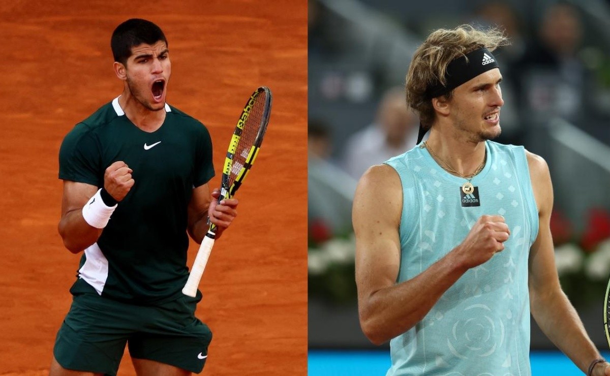 Carlos Alcaraz vs. Alexander Zverev Cómo ver EN VIVO y ONLINE la final