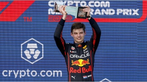 Max Verstappen after winning the Grand Prix of Miami