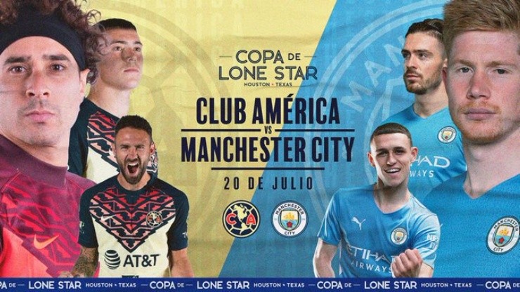 América se enfrentará a Manchester City. Crédito: @ClubAmérica