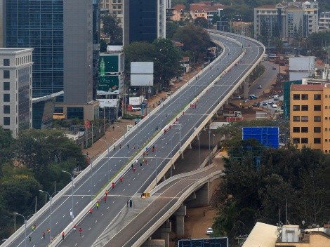 Nairobi estrenó su flamante autopista ¡con un maratón!