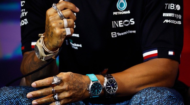 Así acudió Lewis Hamilton a Miami. (Getty)