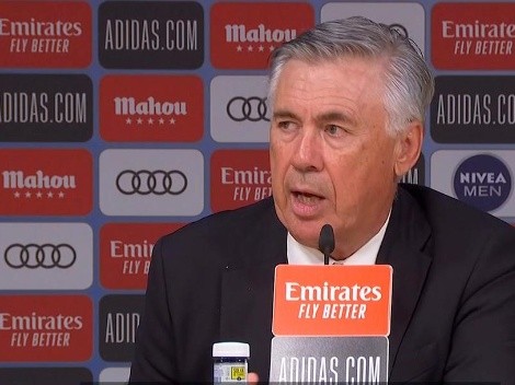 Ancelotti 'dá de ombros' em pergunta sobre Haaland e Mbappé no Real