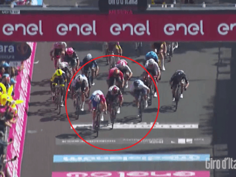 Gaviria vs. Demare: sprint de locura en el Giro de Italia y el final es de infarto