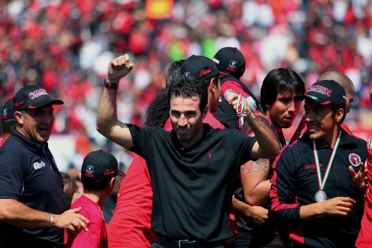 Joaquín del Olmo, campeón con Xolos