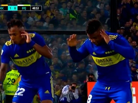 Video: el increíble baile que metieron Villa y Fabra con Boca Juniors