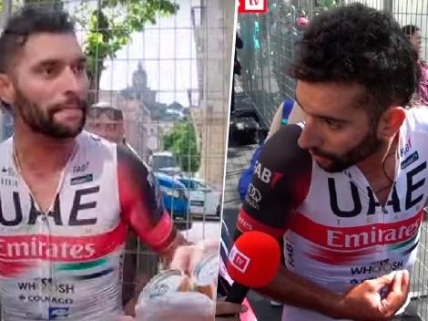 Video: la rabia y frustración de Gaviria luego del dramático sprint con Demare