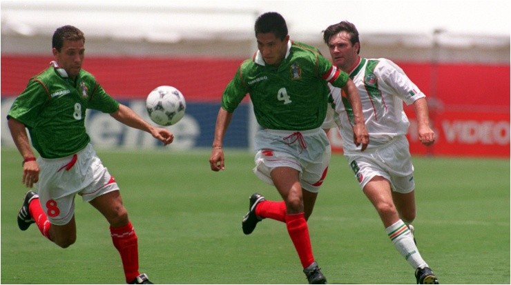 Mexico came back to a FIFA World Cup in USA 1994. (Ben Radford/ALLSPORT)