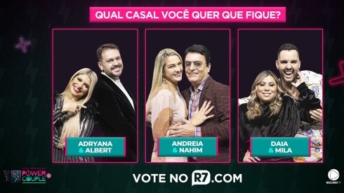 Enquete Power Couple Brasil 6: vote em quem você quer que fique.