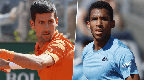 Novak Djokovic vs. Félix Auger-Aliassime por el Masters 1000 de Roma.