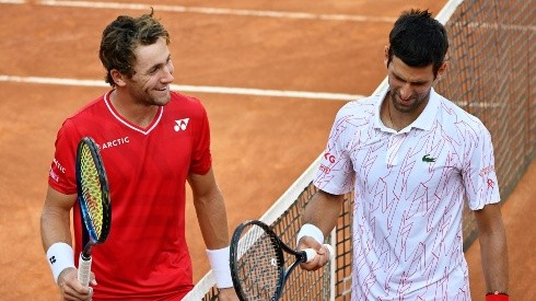 Novak Djokovic y Casper Ruud se vuelven a encontrar en Roma tras jugar en semifinales el 2020