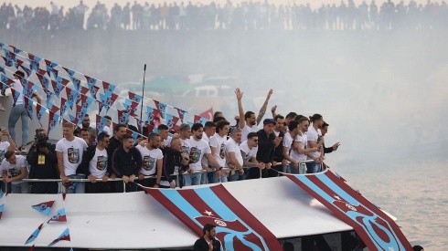 Festejo de Trabzonspor.