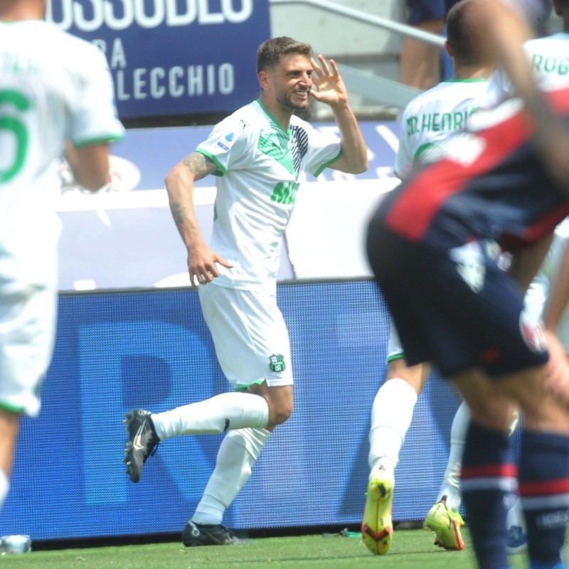 El golazo de la jornada: la impresionante chilena de Domenico Berardi