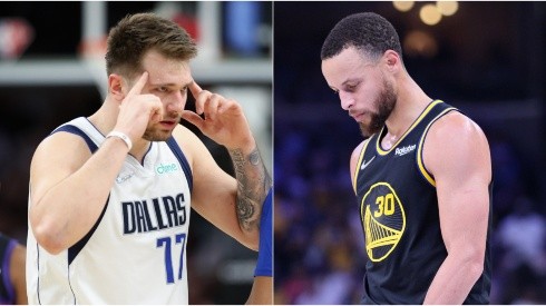 Luka Doncic y Stephen Curry