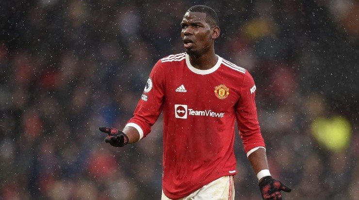 Paul Pogba with Manchester United (Photo by Nathan Stirk/Getty Images)