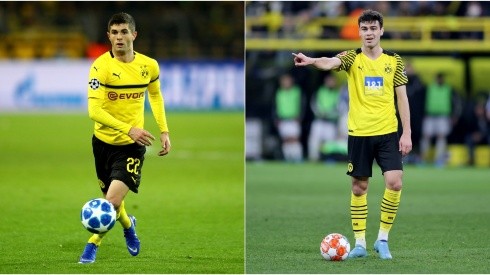 Christian Pulisic y Giovanni Reyna en Borussia Dortmund