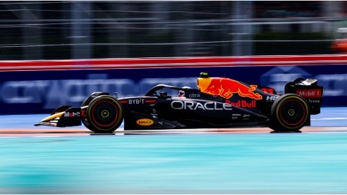 Sergio Perez Red Bull Racing during the F1 Grand Prix of Miami