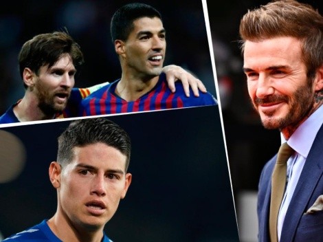 Beckham sueña: así formaría Inter Miami con Messi, Suárez, James y Campana