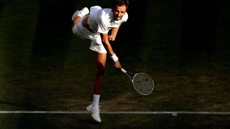 Daniil Medvedev, en Wimbledon 2019