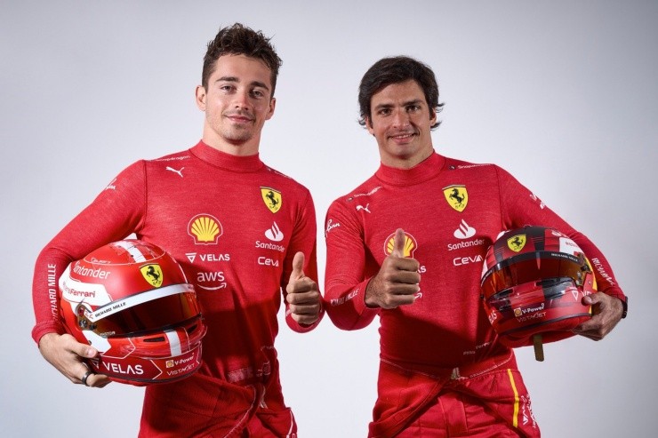 Pilotos da Ferrari vão tentar manter a Scuderia no topo da tabela. Foto: Twitter Oficial Ferrari (Divulgação)