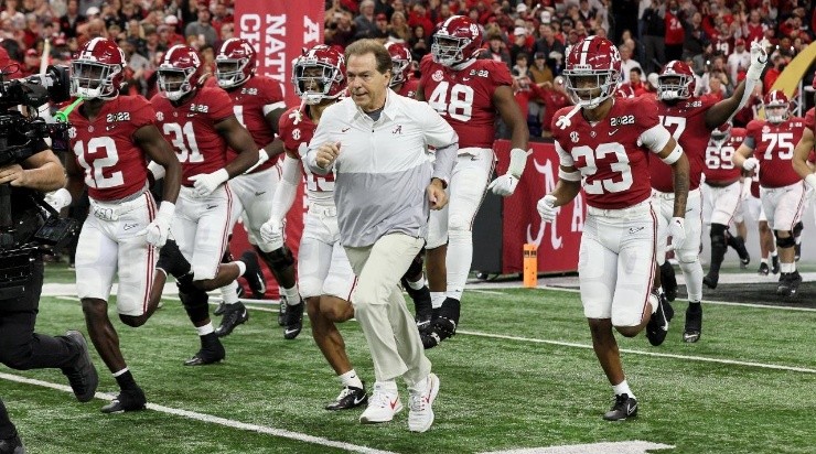 Nick Saban (Photo by Andy Lyons/Getty Images)