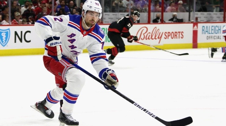 Filip Chytil #72 of the New York Rangers (Photo by Bruce Bennett/Getty Images)