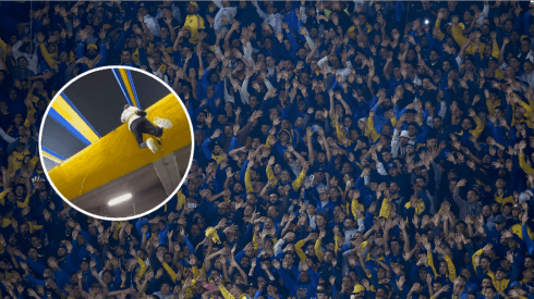 VIDEO | Nadie puede creer lo que hizo este hincha de Boca en pleno duelo ante Corinthians