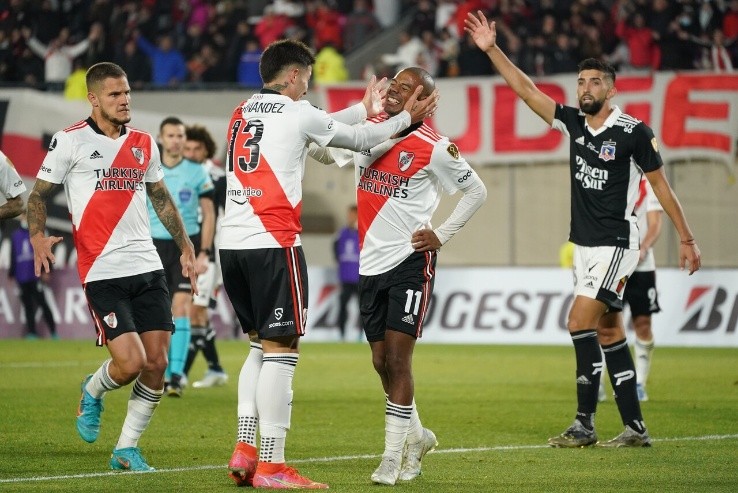 Colo Colo no vio una ante River Plate | Foto: Agencia Uno 