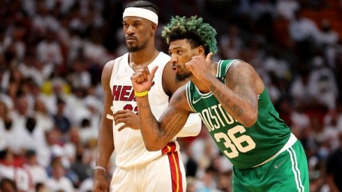 Marcus Smart ante Jimmy Butler